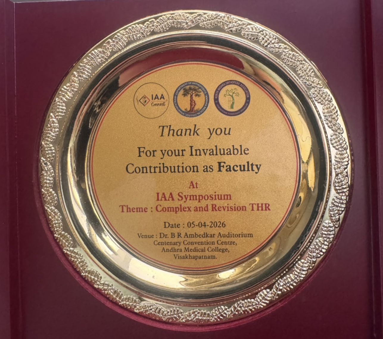 Faculty for Indian Arthroplasty Association Conference on Complex & Revision THR