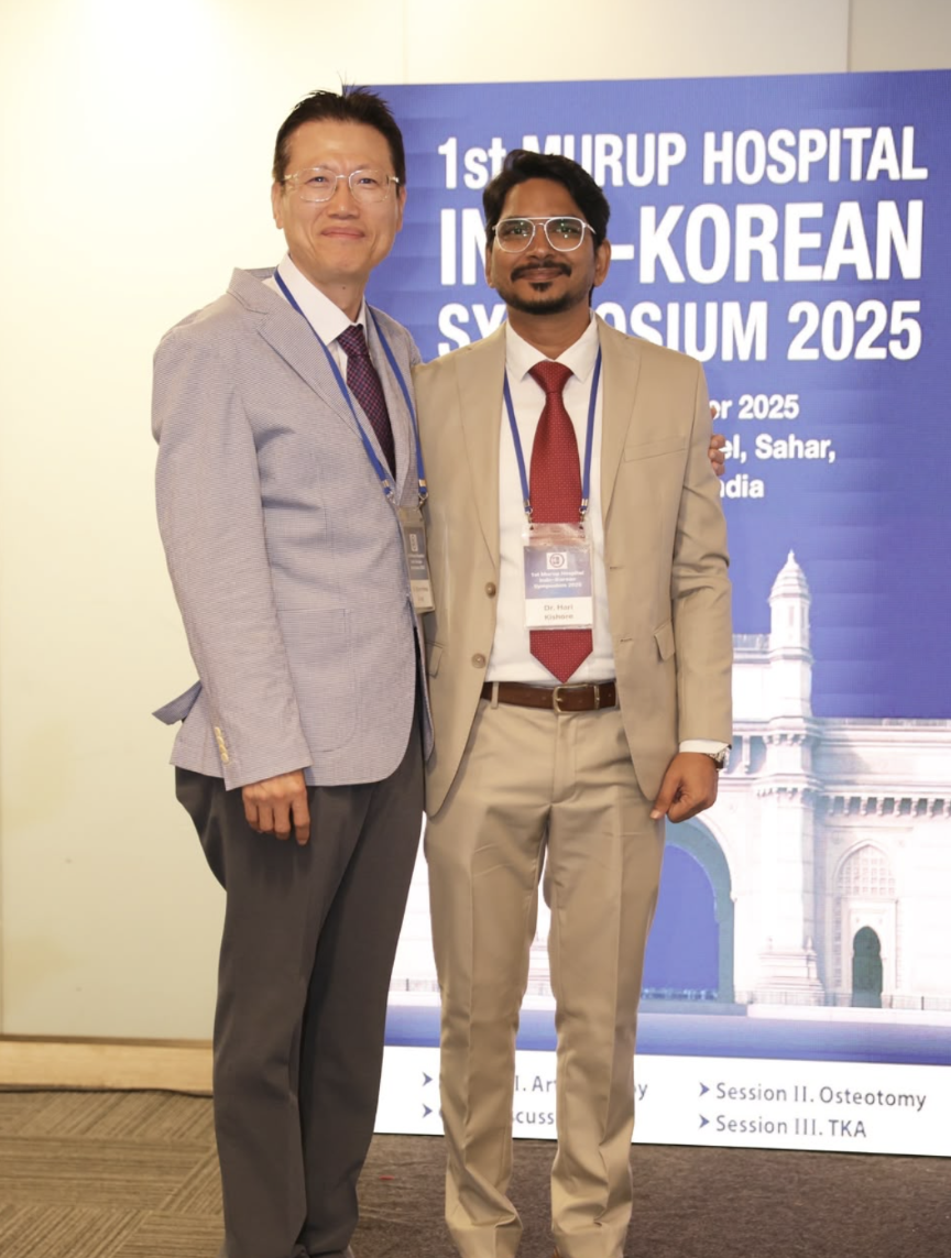 Dr. Hari Kishore giving a keynote talk on joint preservation at the Indo-Korean Symposium in Mumbai
