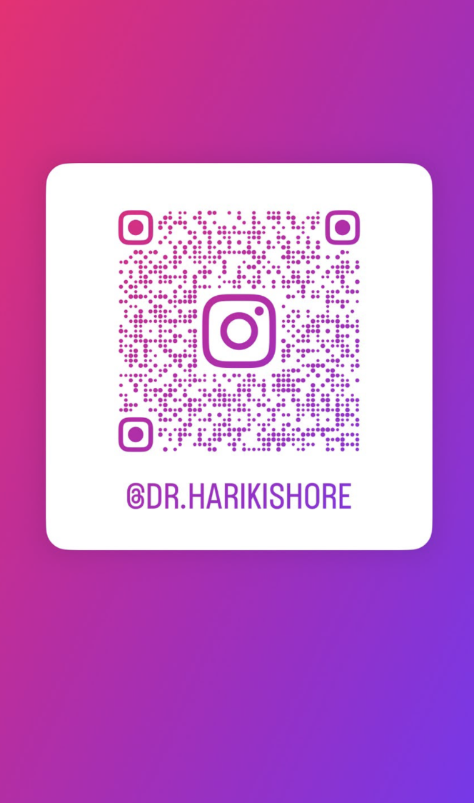 Dr. Hari Kishore Instagram QR Code - @dr.harikishore